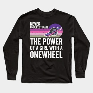 onewheel girl Long Sleeve T-Shirt